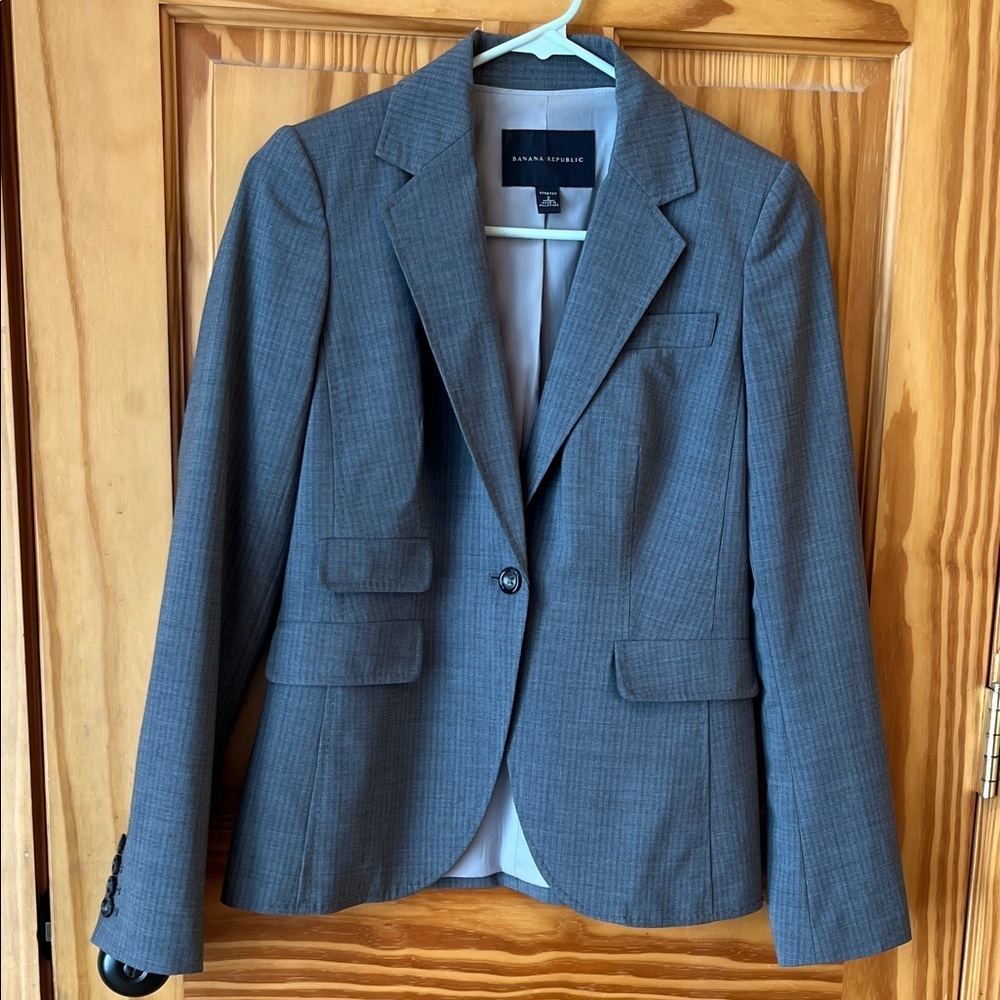 Banana Republic Charcoal Blazer - Size 2
